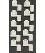 3/8&quot; Sunscreen Clips White PACK OF 10 Window Screen Metal Diecast Die Ca... - $13.56 CAD