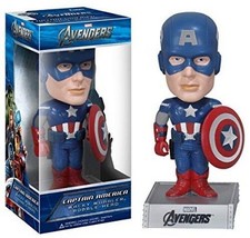 Captain America Marvel Avengers Wacky Wobbler Bobblehead by FUNKO NIB Ne... - $74.24