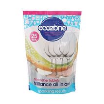 Ecozone Dishwasher Tablets x 25 (Pack of 2, Total 50 Tablets)  - $65.00
