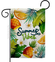 Tropical Vibes Garden Flag Fun And Sun 13 X18.5 Double-Sided House Banner - £15.61 GBP