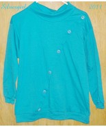 Genevieve Aqua Ladies Turtleneck Top Size L - $13.69 CAD