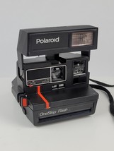 Polaroid 600 Plus One Step Flash Instant Camera with Strap Good Condition - £37.97 GBP