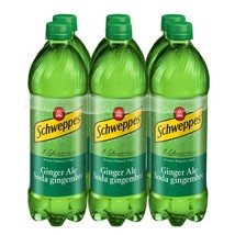 6 Bottles of Schweppes Ginger Ale Soda Soft Drink 710ml Each - Free Ship... - $33.87