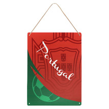 Portugal Fan&#39;s Soccer Decorative Metal Sign 2023 FIFA Women&#39;s World Cup - $25.99 CAD+