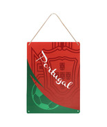 Portugal Fan&#39;s Soccer Decorative Metal Sign 2023 FIFA Women&#39;s World Cup - $25.97 CAD+