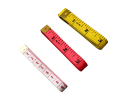 3 Soft Tape Measures Measuring Tapes Sewing Seamstress Tailor Cloth Flexible - £4.66 GBP