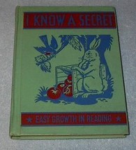  I Know a Secret Children's Old Vintage School Reader Book - £15.68 GBP