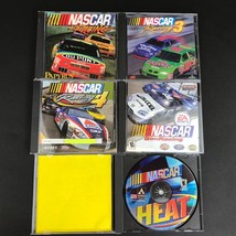 NASCAR Racing Lot of 5 Vintage PC Video Games Racing - 3 - 4 - Sim Racing - Heat - £30.99 GBP