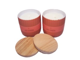 Chesapeake Bay Red Ginger Scented Candle 10.1 oz - Lot of 2 - £22.41 GBP