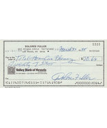 Dolores Fuller "Glen or Glenda" autographed Check 1988 Signed Document 2 - $79.99