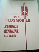 1978 Oldsmobile Chassis Service Manual All Series Shop Repair Automobile - £43.16 GBP