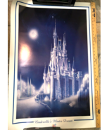 Disney CINDERELLA&#39;S WINTER DREAM 24 x 36 Poster - $19.80