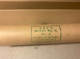 Vtg 9328 Whatever Will be Will Be Piano Roll - £7.81 GBP