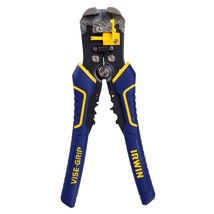 IRWIN VISE-GRIP Wire Stripper, 2 inch Jaw, Cuts 10-24 AWG, ProTouch Grip... - £33.80 GBP