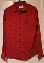 Ralph Lauren Denim &amp; Supply Button Shirt Mens M Red Floral Regular Fit - $20.85