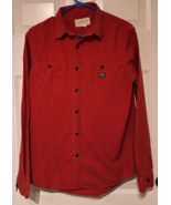 Ralph Lauren Denim &amp; Supply Button Shirt Mens M Red Floral Regular Fit - £16.49 GBP