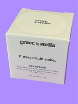 Grace &amp; Stella Eye Cream If Eyes Could Smile NIB .46 oz Brightening Moisturizing - £13.85 GBP