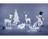Holiday Living 6-ft LED Iridescent Frozen Fractals Tree Yard Decoration ... - $167.94