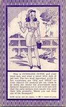 Comic Arcade Card  &quot;Blind Date &amp; Jail Bait 1941 Exhibit Supply Co Chicago - £6.15 GBP