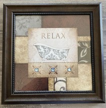 “Relax” Bathroom Wall Art Decor/Claw Foot Bathtub - £15.73 GBP