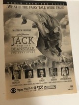 Jack And The Bean Stalk Print Ad Advertisement Matthew Modine Jon Voight... - £4.69 GBP
