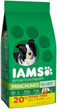 IAMS Minichunks Small Kibble High Protein Adult Dry Dog Food Real Chicken 1ea/7 - £33.40 GBP