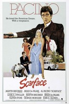 1983 Scarface Movie Poster 11X17 Tony Montana Al Pacino Michelle Pfeiffer  - £9.11 GBP
