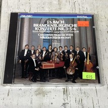 J.S.Bach Brandenburgische Konzerte Nr. 3,5,6 (Teldec) W Germany Smooth Edge CD - £17.42 GBP