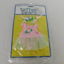 Tattoo Bears Plush Toy Clothes Pink Tutu Dance Visions by Frieder 8&quot; Bea... - $9.75