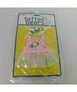 Tattoo Bears Plush Toy Clothes Pink Tutu Dance Visions by Frieder 8&quot; Bea... - $9.75