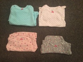Carter’s Girl’s One Pieces, Size 12 Months, Set of 4 - £7.52 GBP