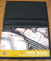 2013 Harley-Davidson Tri Glide Trike FLHTCUTG Owners Manual w Cover Xlnt - £59.13 GBP