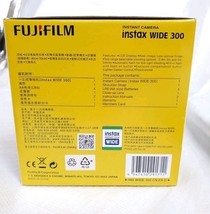 Fujifilm Instax Wide 300 Instant Film Camer Black / Silver LCD image 3