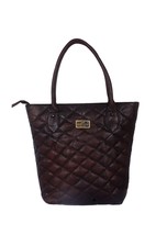 Black leather tote bag for women purse large shoulder bag handbag  - £76.79 GBP