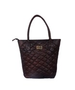 Black leather tote bag for women purse large shoulder bag handbag  - £77.08 GBP