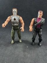 Lot Of 2- 1991 Carolco Terminator 2 Action Figures Arnold - £10.11 GBP