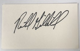 Richard Gilliland (d. 2021) Signed Autographed Vintage 3x5 Index Card - $20.00