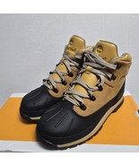 Timberland Unisex-Kid&#39;s Euro Hiker Shell Toe, Wheat Nubuck, Size 5, New - $67.68 CAD