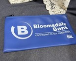 Vintage Bank Cash Bag Bloomsdale Bank, Bloomsdale, MO 11.5x6” Money Cash... - $14.85