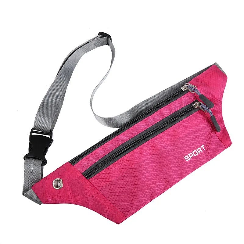 Mobile Phone Waist Bag Outdoor Fashion Running  Waist Bag Straddle  Bag Lattice  - £40.73 GBP