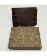 Vintage Bifold Brown Wallet from EWA Rowles Manufacturers School Equipme... - £11.03 GBP