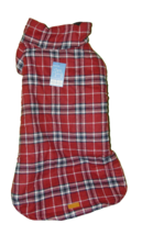 KOUSER RED PLAID FLANNEL Dog Jacket 3XL New - £13.00 GBP