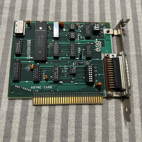 Vintage IBM serial port async adapter 1501485 APS 8 bit ISA ISA250 - $17.99