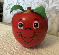 Fisher Price HAPPY APPLE Roly Poly Musical Chime Toy - 435, VINTAGE 1972 - £18.69 GBP