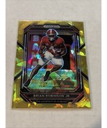 Brian Robinson 2023 Panini Prizm Gold Cracked Ice Prizm NRMT+ Washington... - $7.70