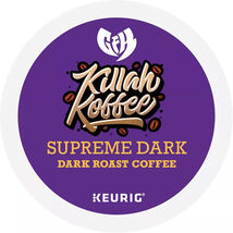 KILLAH KOFFEE SUPREME DARK ROAST KCUPS 20CT - $14.49