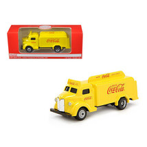1947 Coca Cola Delivery Bottle Truck Yellow 1/87 Diecast Model by Motorcity C... - £14.62 GBP