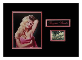 Brigitte Bardot  Autograph Picture Museum Framed Ready to Display - £237.19 GBP