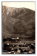 RPPC Mountains and Mission Santa Barbara California N H Reed UNP Postcard Q20 - £38.59 GBP