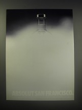1990 Absolut Vodka Ad - Absolut San Francisco - $18.49